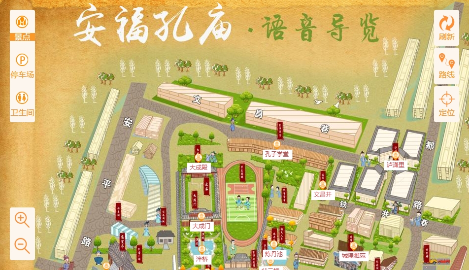 息烽手绘地图：智慧景区智能化服务的延伸